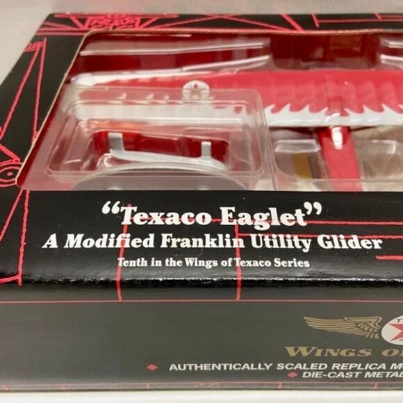 Vintage Wings of Texaco Eaglet Franklin Utility Glider Die-cast Coin Bank 2002 - Picture 7 of 15